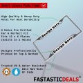 Metal Insert License Plate Frame Wildlife Buffalo Weatherproof Car Accessories Chrome 4 Holes Solid Universal Fit For Us And