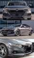V1 Jdm 3pc Style Painted Two-toned Modern Steel Metallic Gloss Black Front Bumper Lip Splitter Kit Compatible For 2021 2022