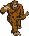 Stickertalk Bigfoot Vinyl Sticker 4 Inches By 5 