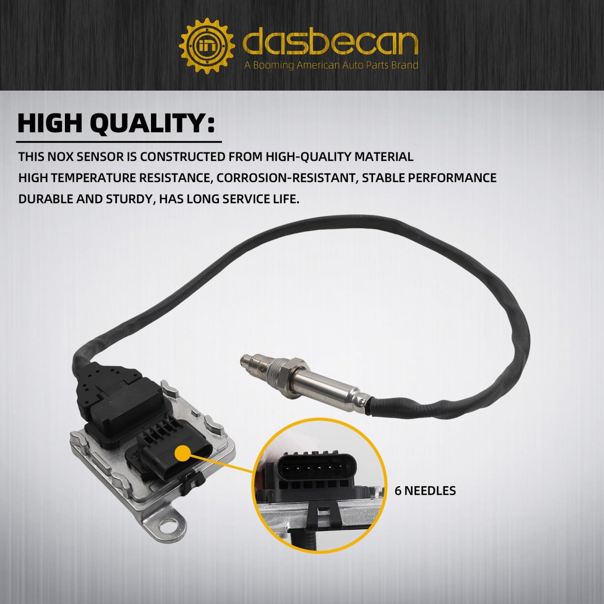 12676706 Downstream Nox Sensor For Chevy Silverado 2500 3500 2017-2019 Gmc Sierra Nitrogen Oxide