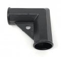 Chain Link Fence Black Corner Clamps Hex Shape Fits O D 1-3 8 Inch Round Post