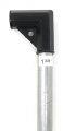 Chain Link Fence Black Corner Clamps Hex Shape Fits O D 1-3 8 Inch Round Post
