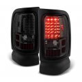 Smoked 1994-2001 Dodge Ram C Shape Led Tail Lights Lamps Left Right Sets 94-01 