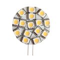 Anyray Disc Type G4 Base 12v Led 15 Smd 240 Lumen Light Bulb Two Side Pins 10 Watt Halogen Replacement For Boats Rv Campers 