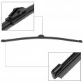 X Autohaux Rear Window Windshield Back Glass Wiper Blade Arm Set For Audi Q5 2009-2018 350mm 14 Inch Black 8r0955425