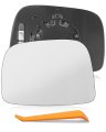 Driver Left Side Mirror Glass Power Heated W Backing Fit For Volvo Xc60 2010 2011 2012 2013 2014 2015 2016 2017 Replaces Part 