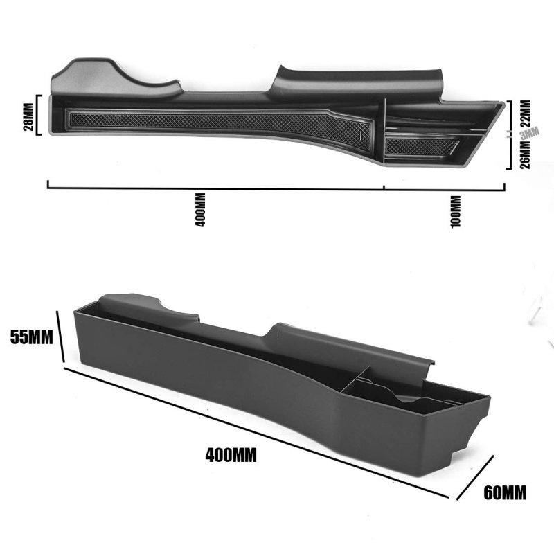 Kmfcdae Geartray Passenger Seat Organizer Front Gap Filler Gear Shifter Console Side Storage Box Tray For Jeep Wrangler Jk