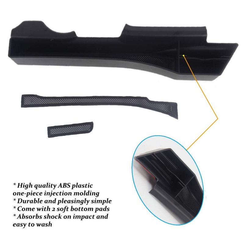 Kmfcdae Geartray Passenger Seat Organizer Front Gap Filler Gear Shifter Console Side Storage Box Tray For Jeep Wrangler Jk