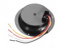 Partsam 4 Inch Round Led Trailer Taillights Stop Brake Lights Running Red And Amber Parking Turn Signal Sealed Double Color W