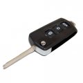 Hqrp Folding Flip Key Fob Shell Remote Case W 4 Buttons Compatible With Kia Optima 2006 2007 2008 06 07 08