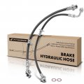 A-premium Front Driver And Passenger Brake Hydraulic Hoses Compatible With Select Toyota Models Mr2 Spyder 2000 2001 2002 2003