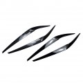 Gzyf 1 Pair Glossy Black Front Headlight Eyebrows Eyelid Cover For Bmw 5 Series G30 G31 G38 F90 M5 525i 530i 540i 2017-2021