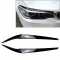 Gzyf 1 Pair Glossy Black Front Headlight Eyebrows Eyelid Cover For Bmw 5 Series G30 G31 G38 F90 M5 525i 530i 540i 2017-2021