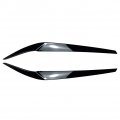 Gzyf 1 Pair Glossy Black Front Headlight Eyebrows Eyelid Cover For Bmw 5 Series G30 G31 G38 F90 M5 525i 530i 540i 2017-2021