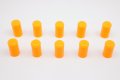 Autobahn88 Silicone Hose Cap Intake Vacuum End Plug Inner Diameter 4mm 0 16 Pack Of 10 Orange
