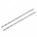 6542 High Speed Steel Straight Shank Twist Extra Long Drill Bit Uncoated 5 5mm Diameter 160mm Length 2 Pcs 