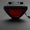 High Power F1 Style Red Add-on Strobe 3rd Diffuser Tail Rear Brake Stop Light For Car Suv Truck Atv Utv