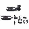 Httmt- Grooved Black Chrome Zombie 1 1-1 4 Highway Stiletto 4475 Foot Peg Clamps For Compatible With Goldwing Gl1800 P N