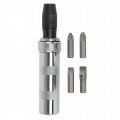 Abn Manual Reversible Impact Driver Set Flathead 5 16 And 3 8in Phillips 2 Hand Tool Bits