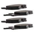 Niche Brake Pad Set For Triumph Sprint Scrambler Bonneville T2025045 Front Rear Semi-metallic 2 Pack