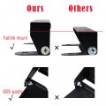 High-grade Billet Aluminum Hawse Fairlead Standard 10 8000-15000 Lbs 254mm Flip-up Mounted License Plate Holder Kit Black