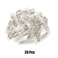 Uxcell 20pcs T5 12v 1 2w Yellow Dashboard Gauge Bulb Light Interior