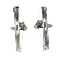 Set Of 2 Rear Driver And Passenger Side Window Regulator With Motor For Bmw E46 323i 328i 1999-2000 325i 325xi 330i 330xi 
