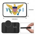 Seaeagle Flag Of United States Virgin Islands Car Handrail Box Cushion Vehicle Center Console Armrest Cover Pad Soft Comfort