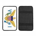 Seaeagle Flag Of United States Virgin Islands Car Handrail Box Cushion Vehicle Center Console Armrest Cover Pad Soft Comfort