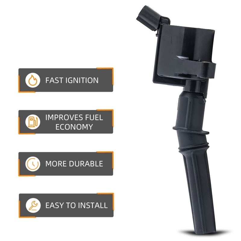 Deal 8pcs Ignition Coil Pack Double Iridium Spark Plugs Fit E-van Super Duty Crown Victoria Town Car Grand Marquis Expedition