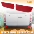 X Autohaux Pair Front Bumper Reflector Side Marker For Mercedes-benz Sprinter 250 350 2006-2016 9068260040 9068260140 Replace