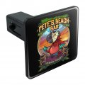 Pete S Beach Bar Tropical Paradise Vacation Tow Trailer Hitch Cover Plug Insert