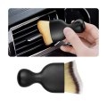 Blilo Car Interior Detailing Brush Auto Soft Hair Cleaning Brushes Curved Dirt Dust Collectors Removal Tool For Dashboard Air 