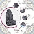 Uxcell Universal Black Bucket Seat Cover Protector Pad For Auto Car Suv