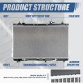 Auto Dynasty Radiator For 2006-2010 Entourage Sedona Dpi 2898 Factory Style 1-row Cooling Aluminum Core