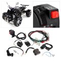 Electric Wiring Harness Wire Cdi Assembly Accessory Loom Ignition Coil Plug Rebuild Kit For Atv Quad Bike