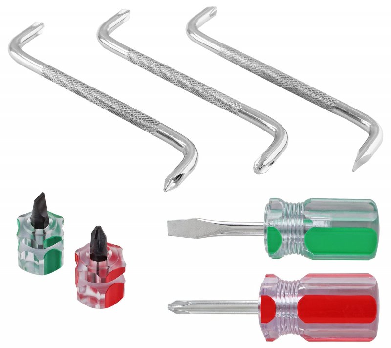 Ldexin 7 In 1 Magnetic Screwdriver Set Z-type Double Head Offset With Phillips Flat