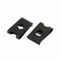 Uxcell 20pcs Fit M4 St4 2 Screw 65mn Steel Speed Fastener U Nut Black 17mm X 11mm