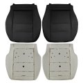4pcs Front Bottom Seat Covers Foam Perforated Leather Replacement Black For Mercedes Benz Glk250 Glk280 Glk300 350 2008 2009 