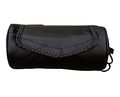 Genuine Soft Leather Universal Motorcycle Tool Bag W Braid Trim