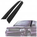 Hecasa Windshield A-pillar Trim Pair For 2003-2012 Land Rover Range Replacement Dcb500162pnp Dcb500172pnp Outer Window Molding 