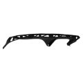 Front Driver Side Bumper Bracket For Mazda 6 2003 2008 Headlight Support Gj6a50161b Ma1066111 Black Steel Standard Style 
