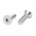 Uxcella M5x16mm 316 Stainless Steel Countersunk Flat Head Hex Socket Cap Screw 10pcs