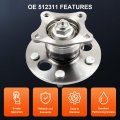 Ocpty New Rear Wheel Hub Bearing Fit 2000-2004 For Toyota Avalon 1999-2003 Solara Oe 512311 5 Lugs Pack Of 1