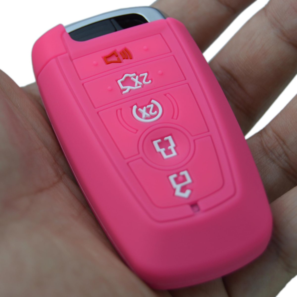 Silicone Key Fob Cover For Ford F150 Mustang Explorer Expedition Escape Edge Bronco Transit Maverick And Lincoln Navigator