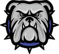 Stickertalk Blue Bulldog Sticker 5 Inches By 4 