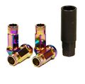 Muteki 32905n Sr Series Neon Chrome 12mm X 1 25mm Sr48 Open End Lug Nut Set Of 20 