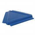 Aexit Ms14 Wall Special Tool Art Rubber Wood Graining Triangular Scraper 8 5cmx8 5cm Blue 2pcs Model 97as225qo453