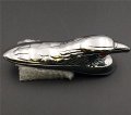 Smt-chrome Front Fender Bonnet Eagle Head With Red Eyes B01b2652vm