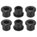 6pcs Rubber Grommets 12mm Drill Hole 8mm Id Top Hat Grommet Black Silicone Plug Gasket For Wiring Automotive 